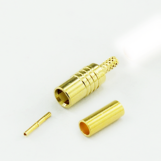 MCX插孔直压接连接器适用于LMR100A电缆50欧姆5MXF11S-A02-008