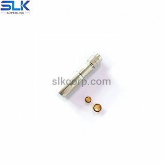 1.85mm插头直形夹连接器用于SLB-230电缆50欧姆5P1M15S-A552-001