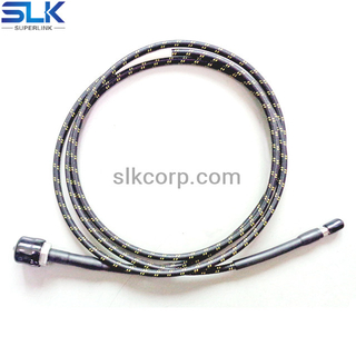SMA公头对N公头直形连接器SL-VA测试电缆带铠甲 18 GHz 50欧姆 VA18-SMNM-02.00M